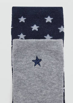 Star ankle socks 2 pack — Dark Navy 2