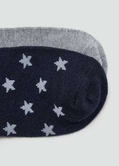 Star ankle socks 2 pack — Dark Navy 3