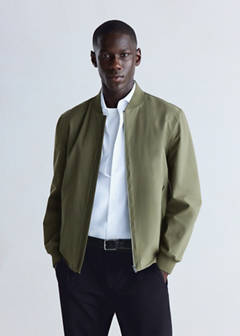 Waterproof, thermoregulating bomber jacket — Khaki 1
