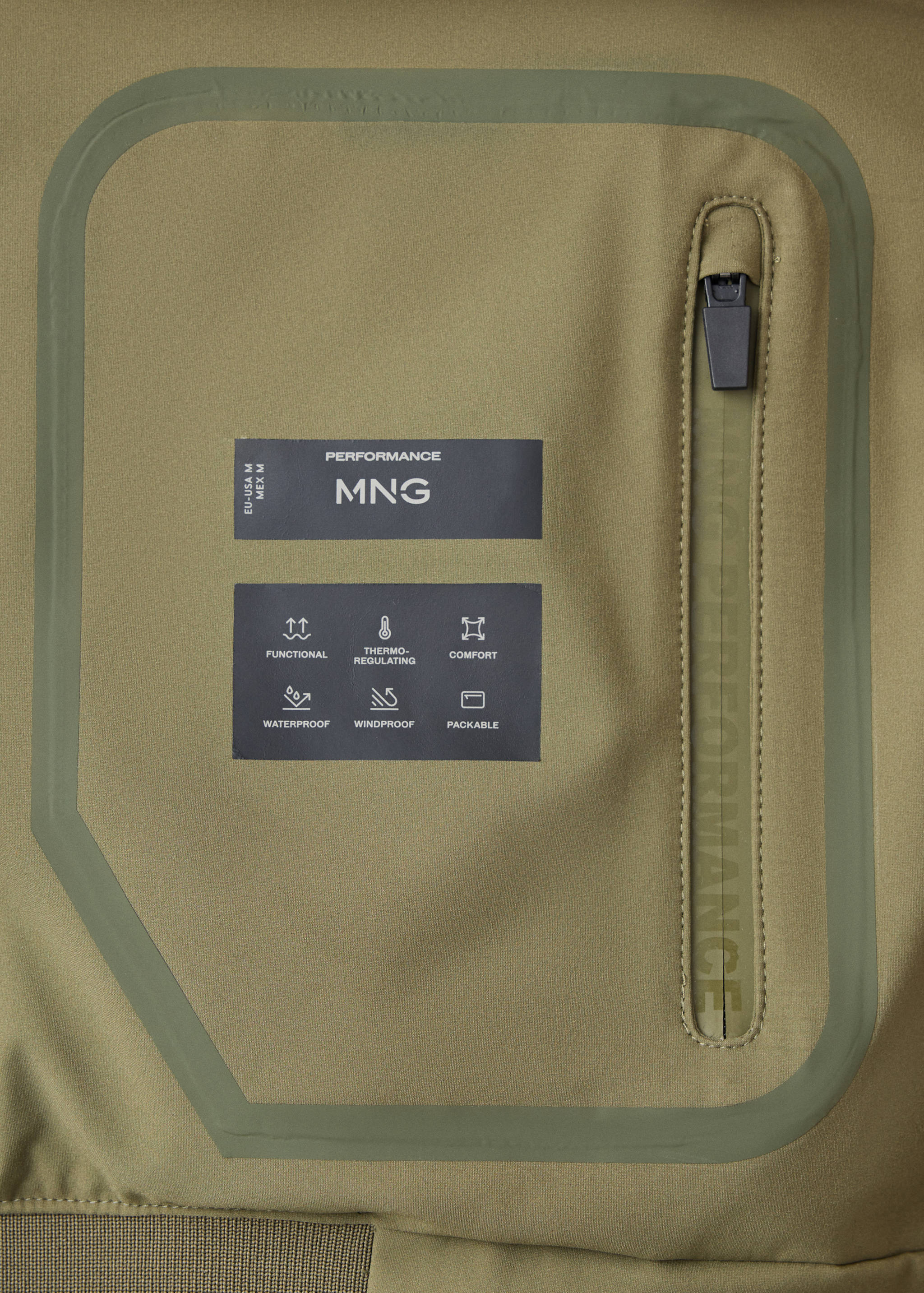 Waterproof, thermoregulating bomber jacket - Details of the article 0