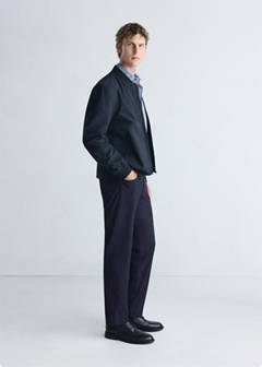 Waterproof, thermoregulating bomber jacket — Night Blue 5