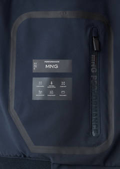 Waterproof, thermoregulating bomber jacket — Night Blue 11