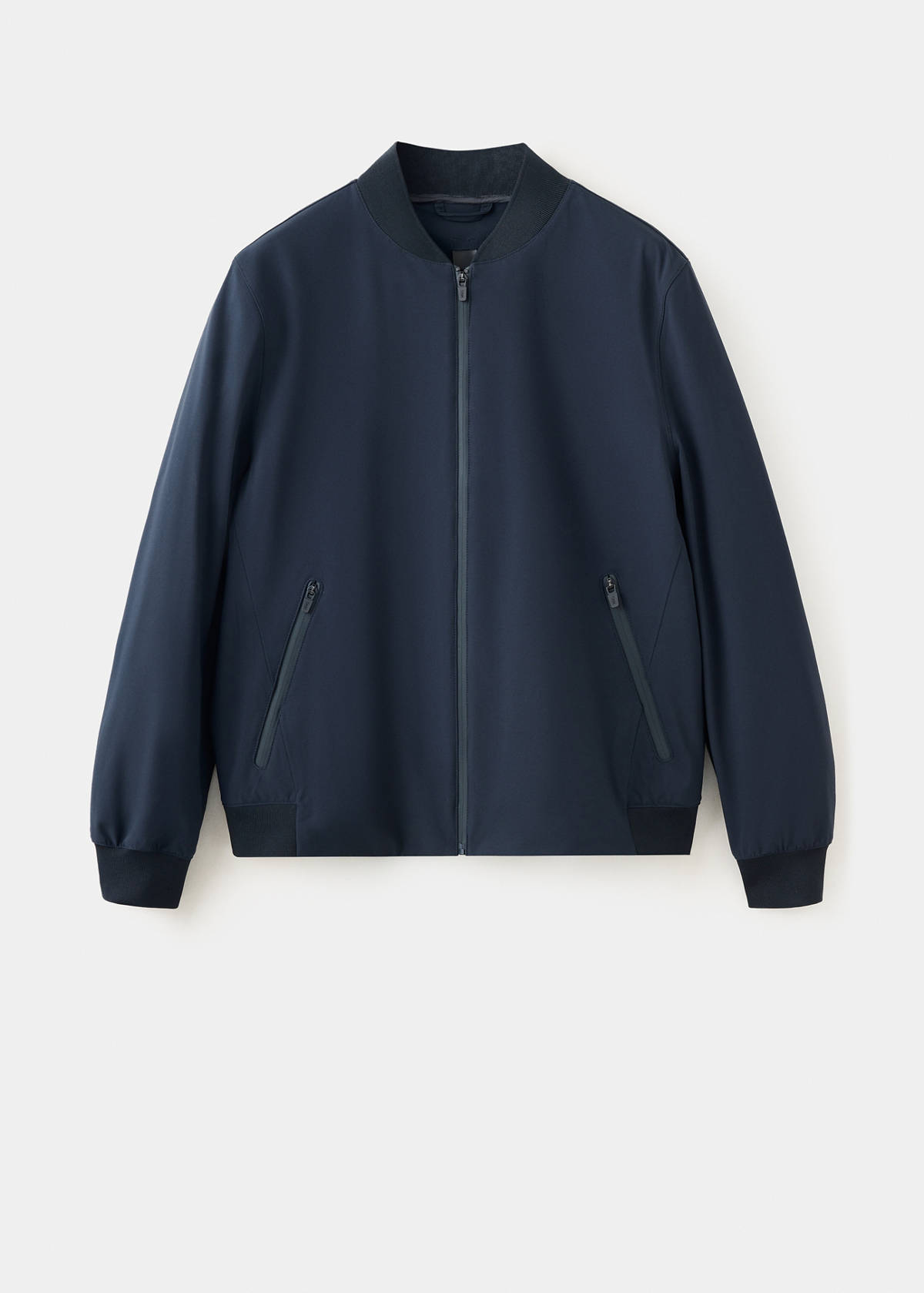 Waterproof, thermoregulating bomber jacket — Night Blue