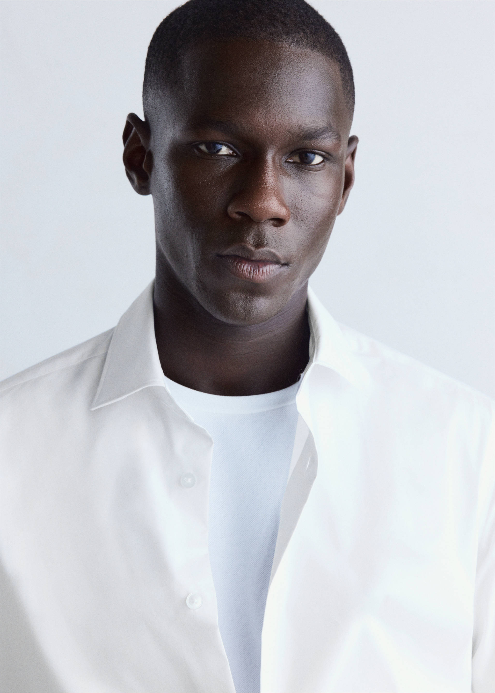 Shirt palmar - Details of the article 1, White. Ref: 37036727-00.