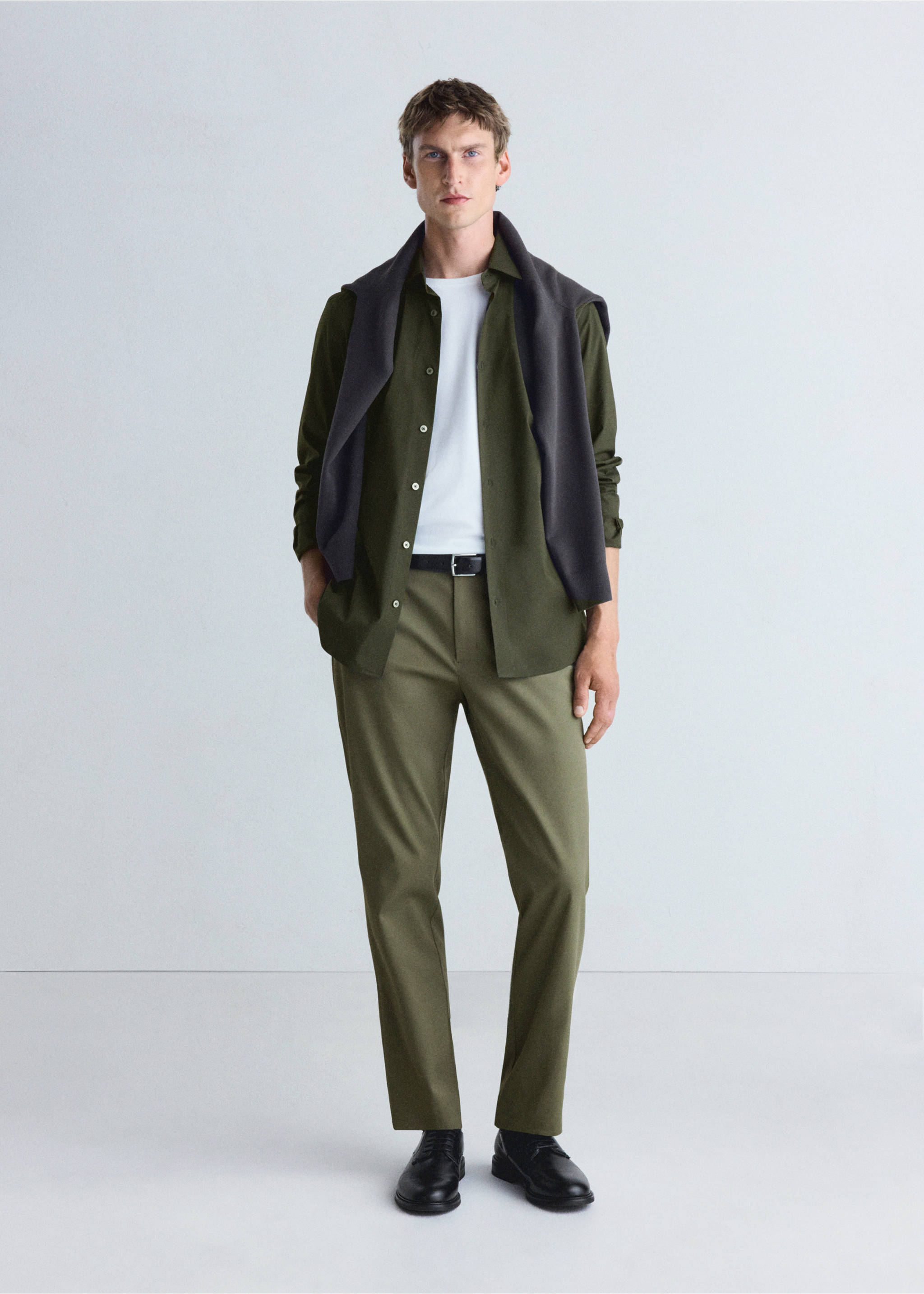 Shirt palmar - General plane, Khaki. Ref: 37036727-00.