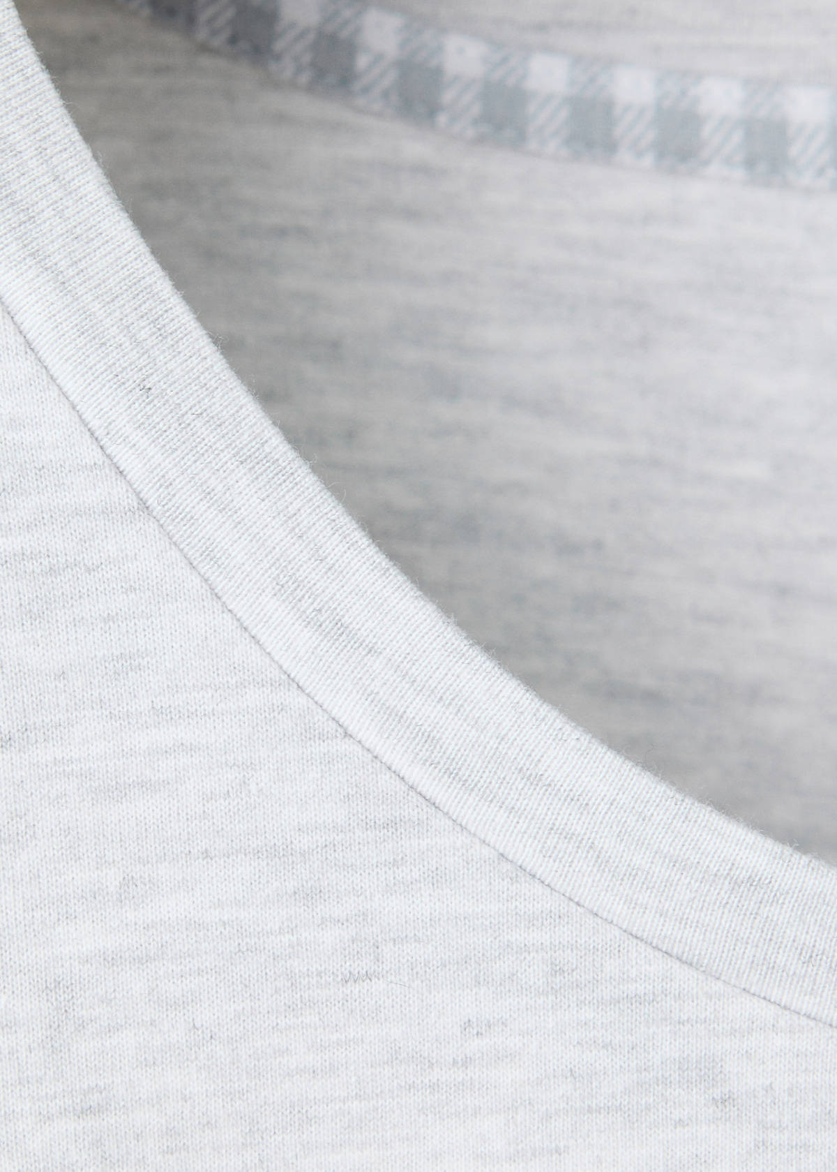 Gingham pyjamas — Light Heather Grey