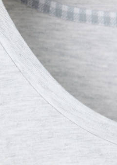 Gingham pyjamas — Light Heather Grey 7