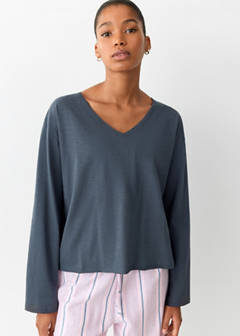 Striped cotton pyjamas — Pink 1