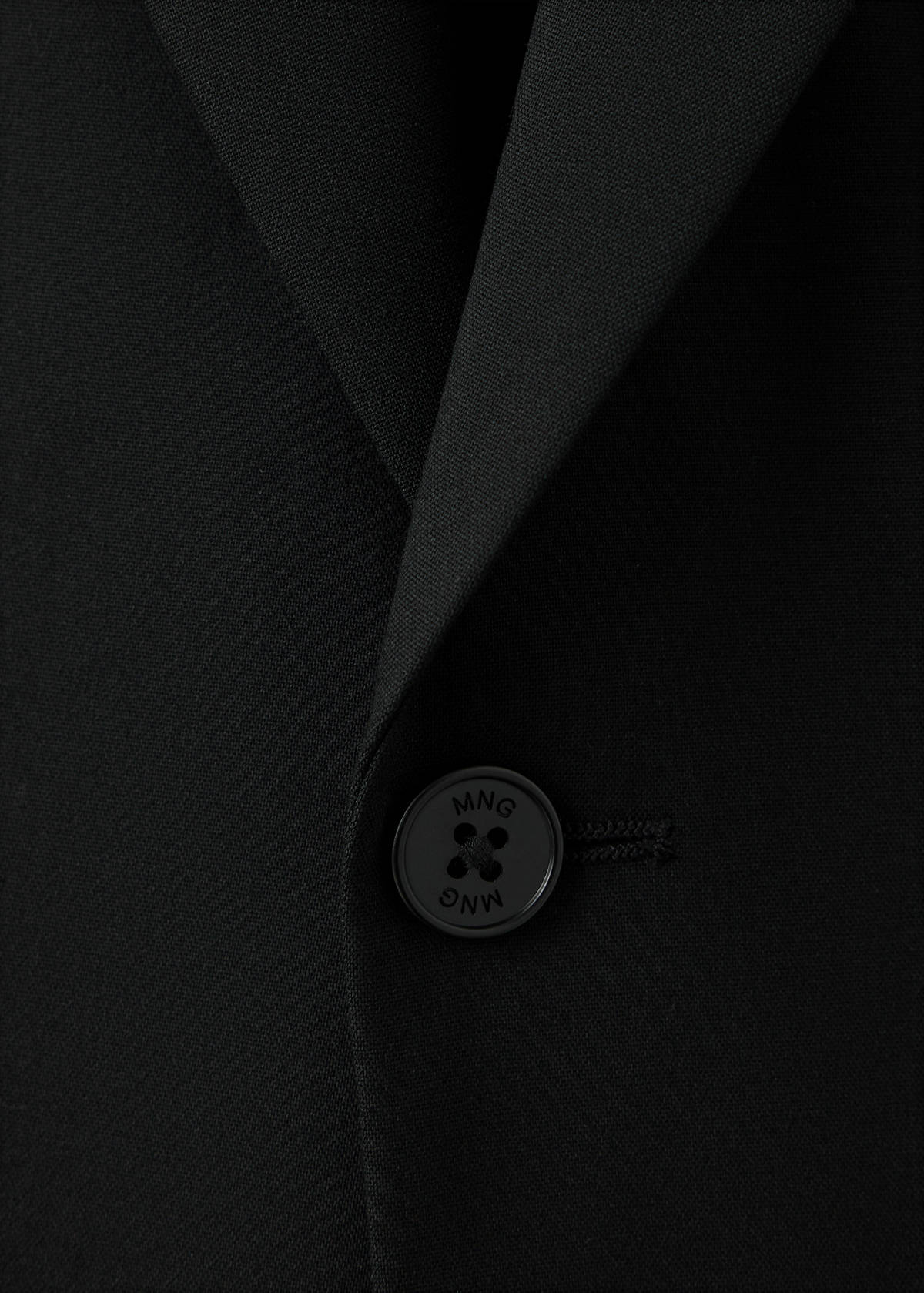 Straight jacket with flap pockets — Black