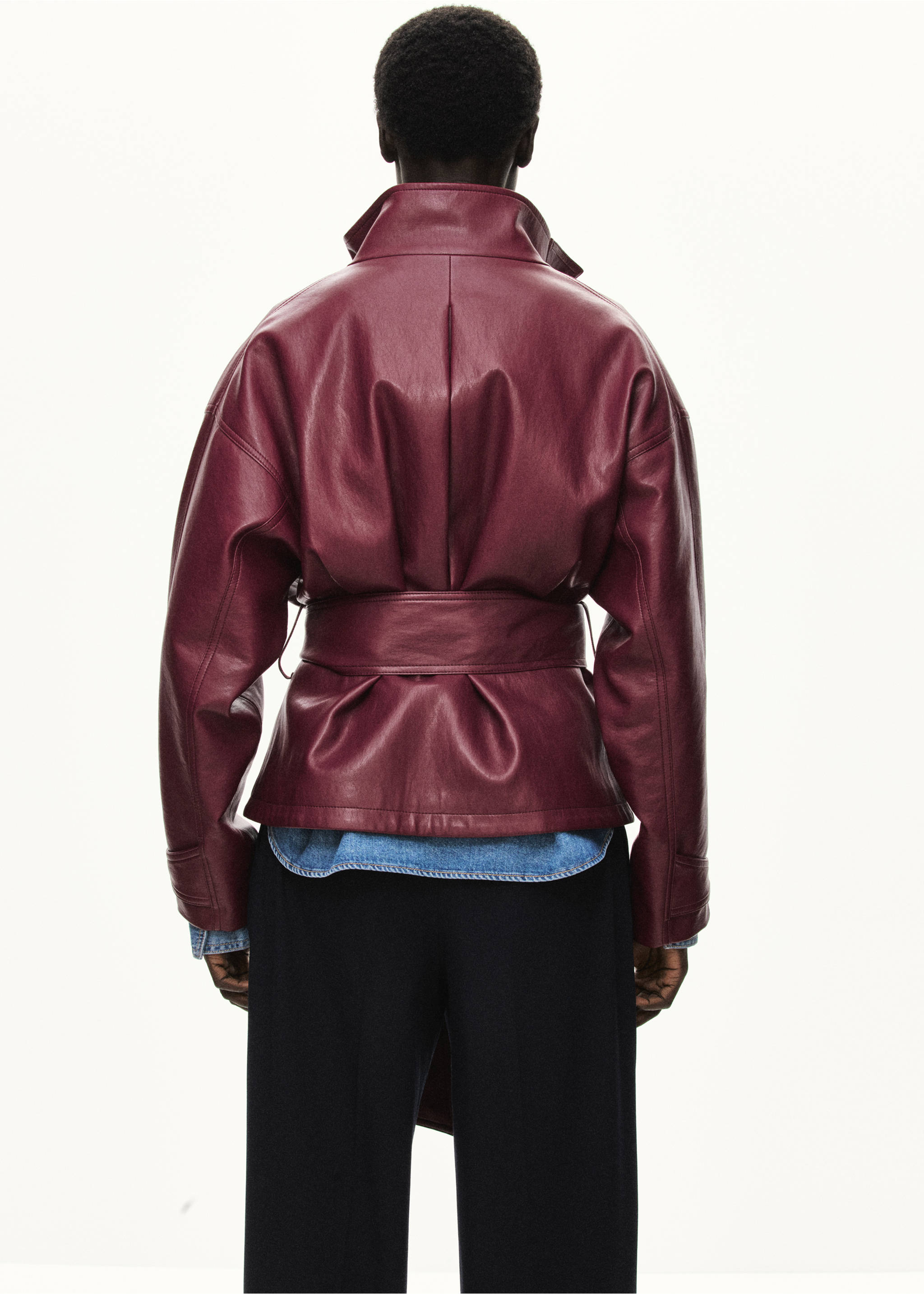 Veste jackes - Verso de l’article, Rouge. Ref: 37036743-00.