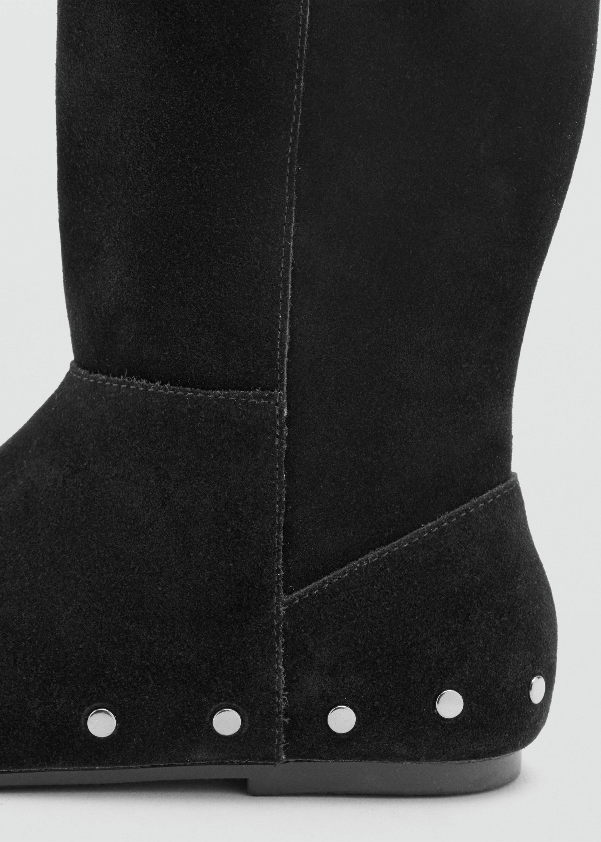 Bota pell tatxes - Detall de l'article 1, Negre. Ref: 37036744-00.