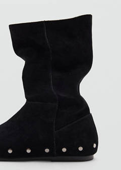 Studded leather boots — Black 3