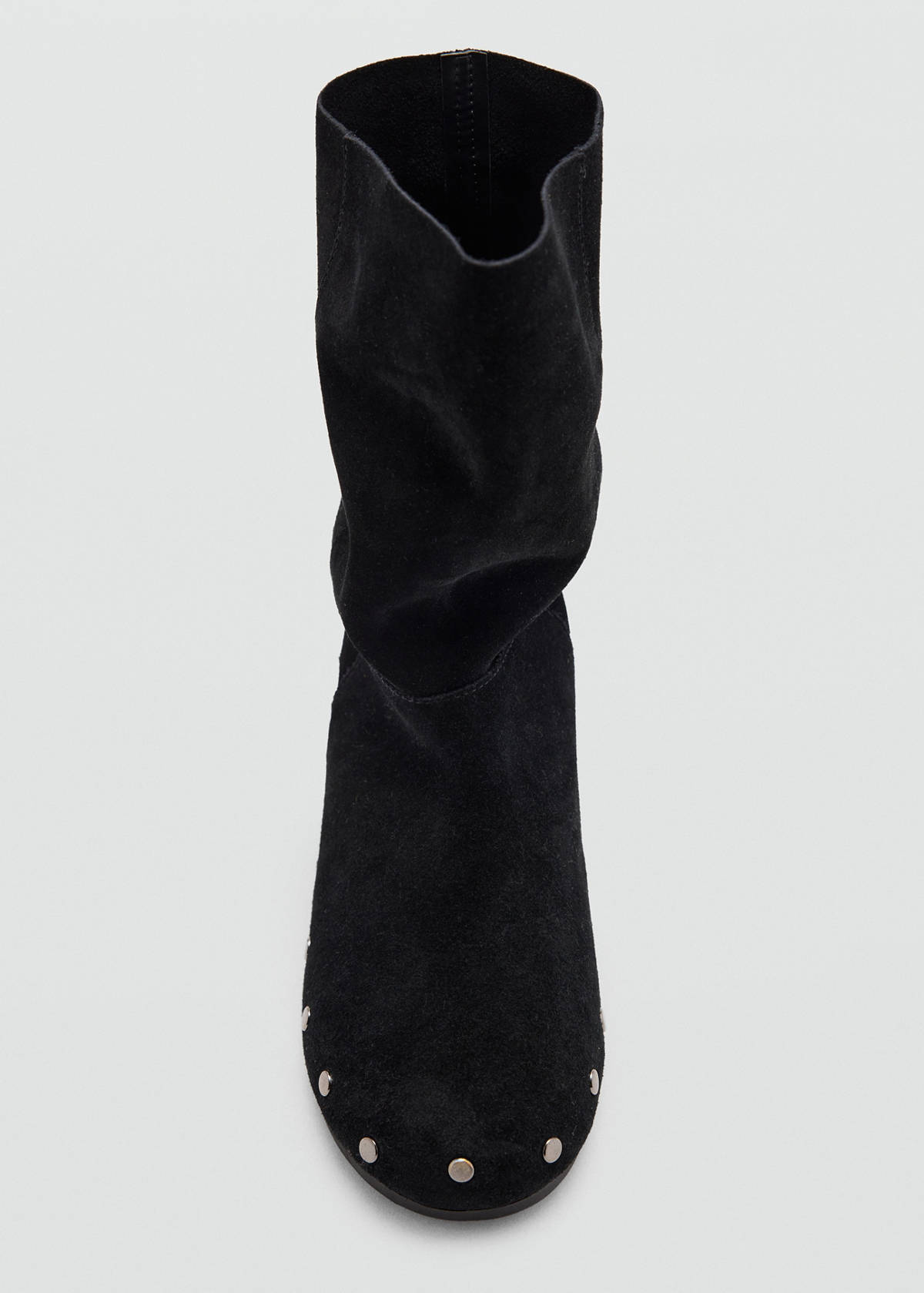 Studded leather boots — Black