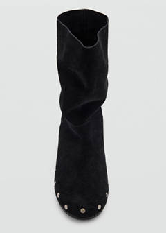 Studded leather boots — Black 4