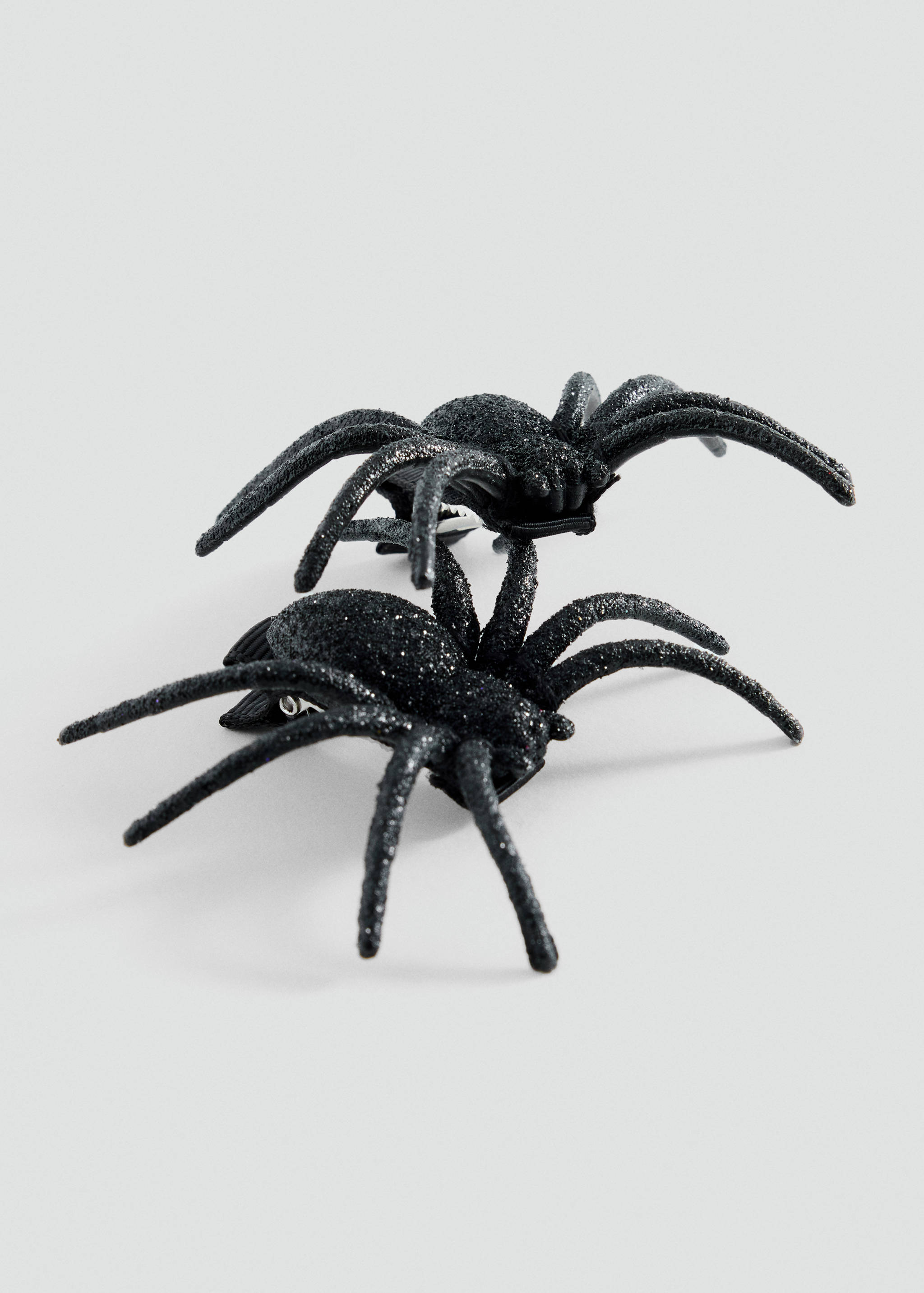 Pack of 2 Halloween spider hair clips - Medium plane