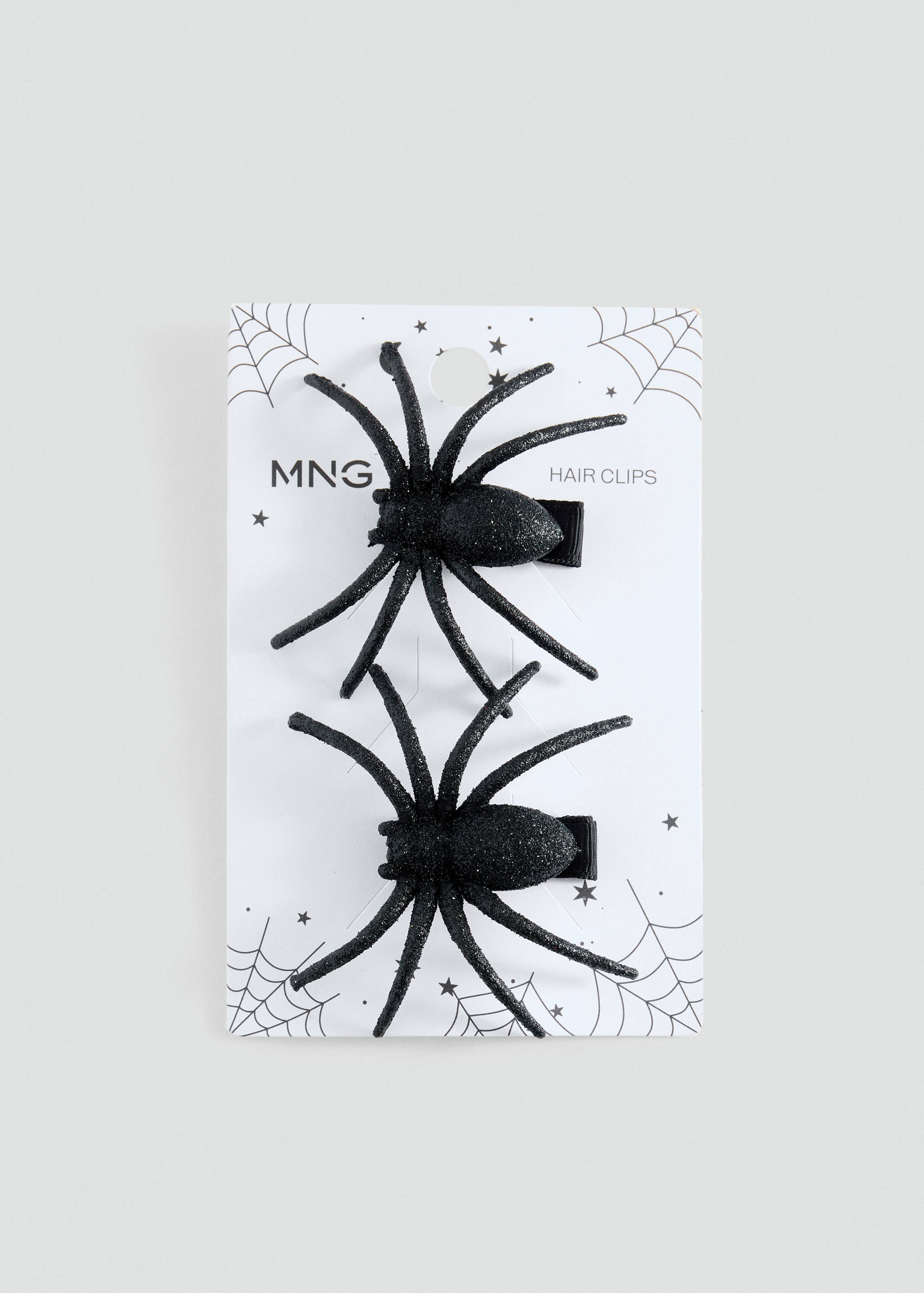 Pack of 2 Halloween spider hair clips - Details of the article 1