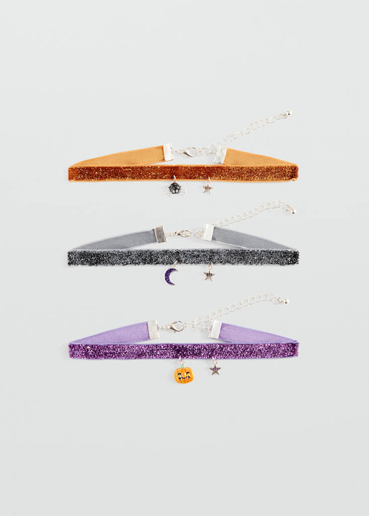 Pack of 3 Halloween chokers — Lilac