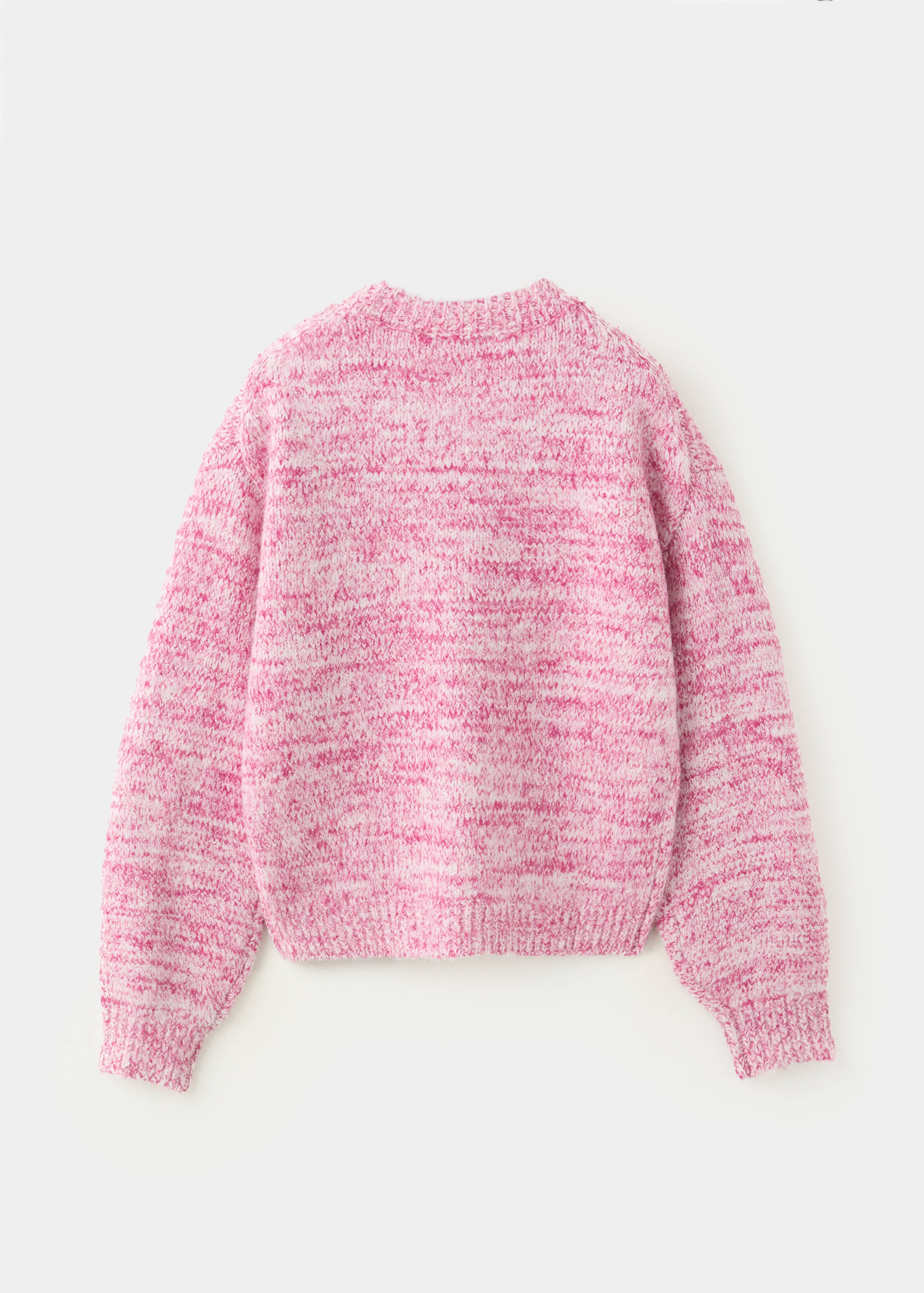 Marbled knitted sweater - Reverse of the article