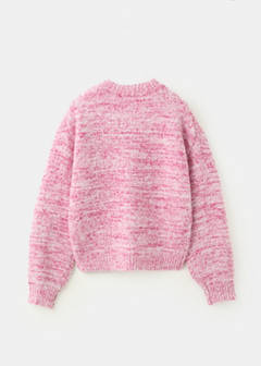 Marbled knitted sweater — Pink 4