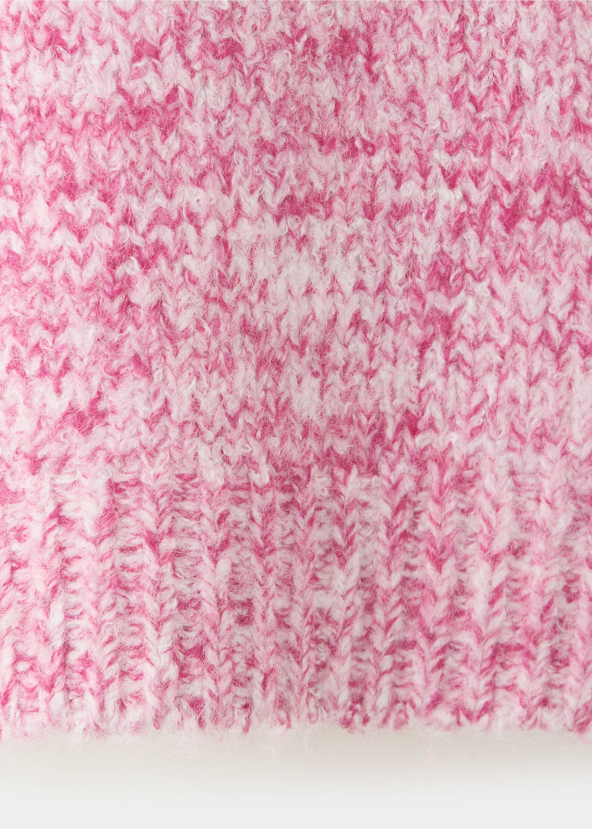 Marbled knitted sweater - Details of the article 0, Pink. Ref: 37037125-00.