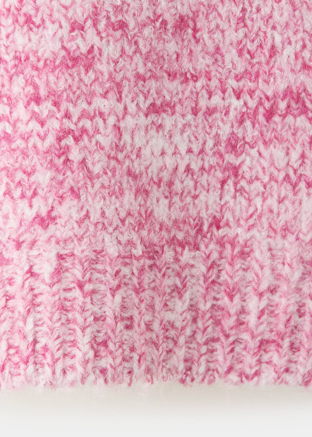 Marbled knitted sweater — Pink