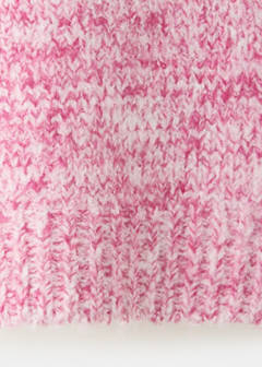 Marbled knitted sweater — Pink 5