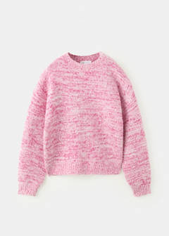 Marbled knitted sweater — Pink 2
