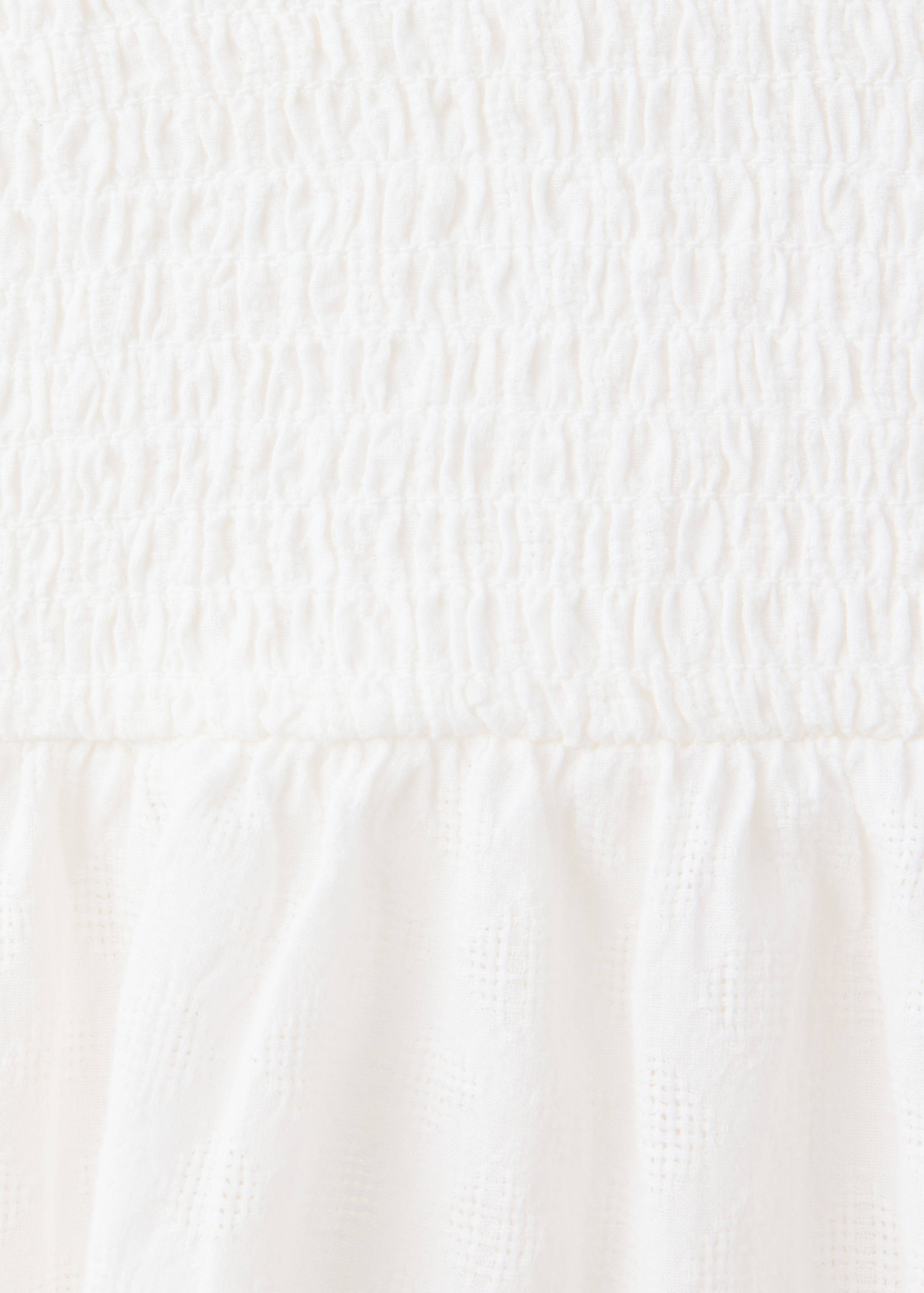 Cotton honeycomb blouse - Details of the article 0