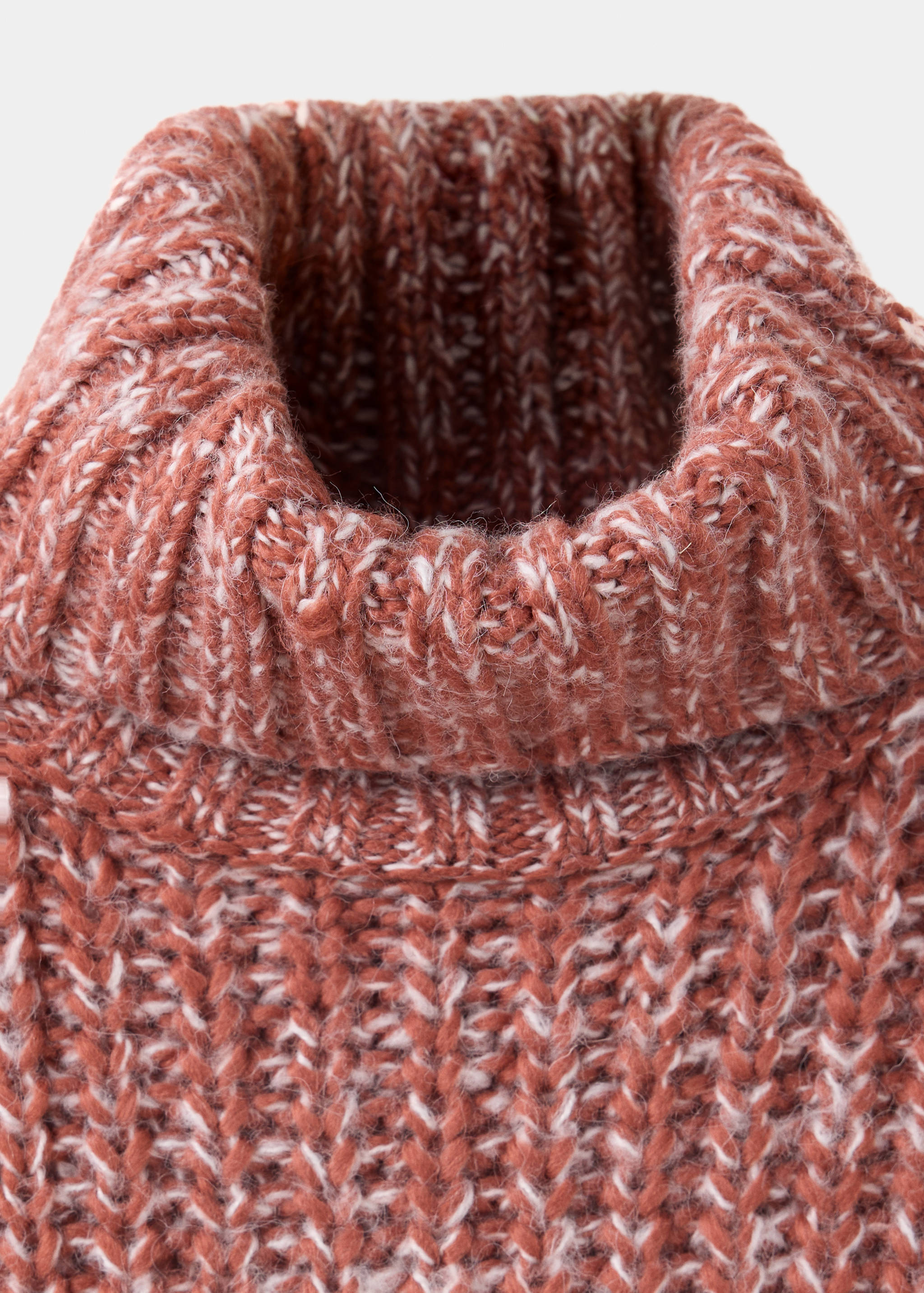Thick knit roll neck jumper - Details of the article 8