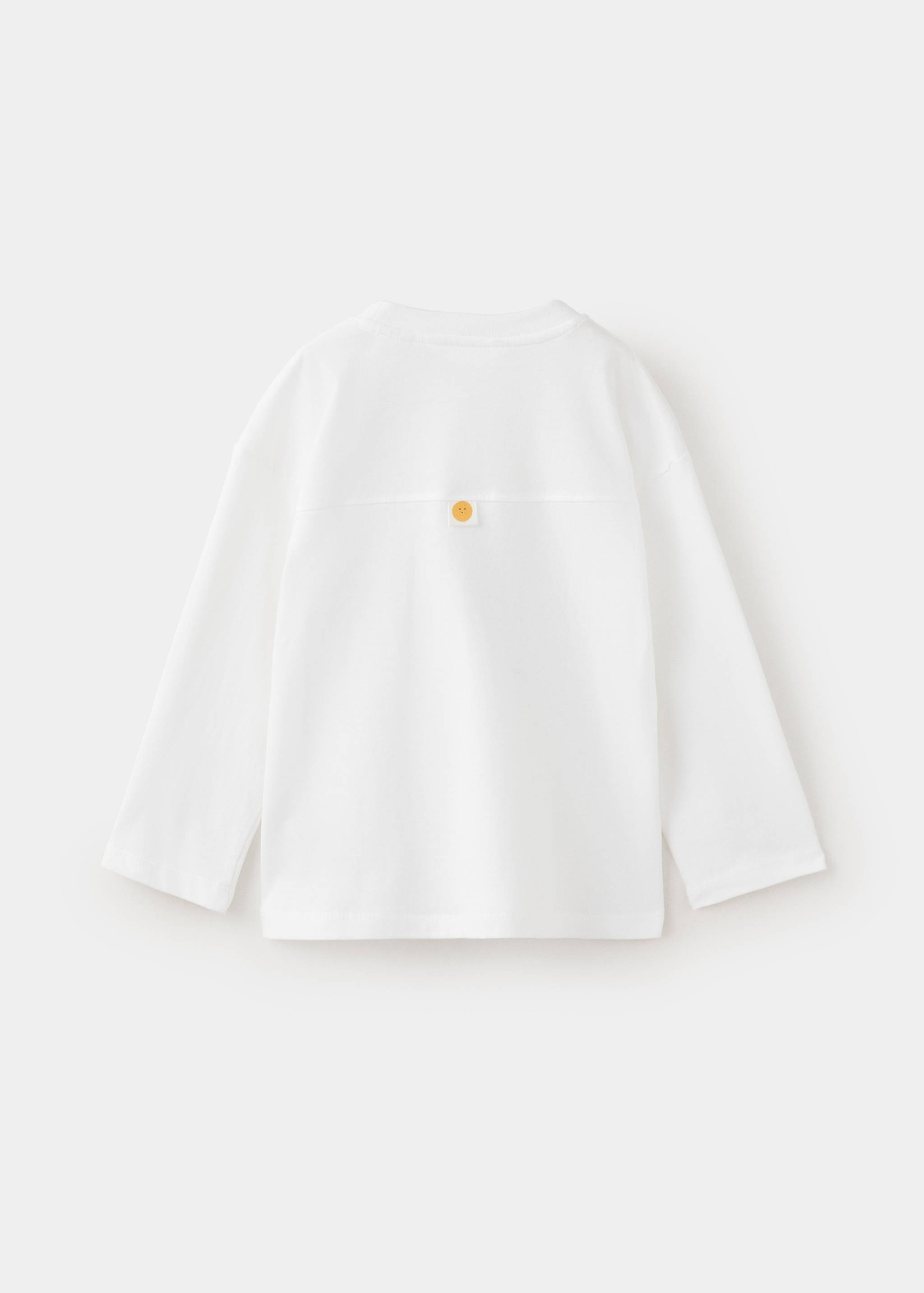 Printed T-shirt with interactive detail - Reverse of the article