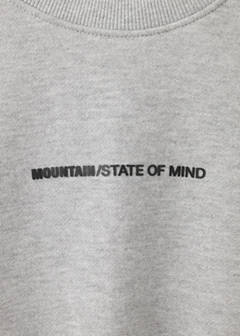 Printed boxy-fit sweatshirt — Medium Heather Grey 5