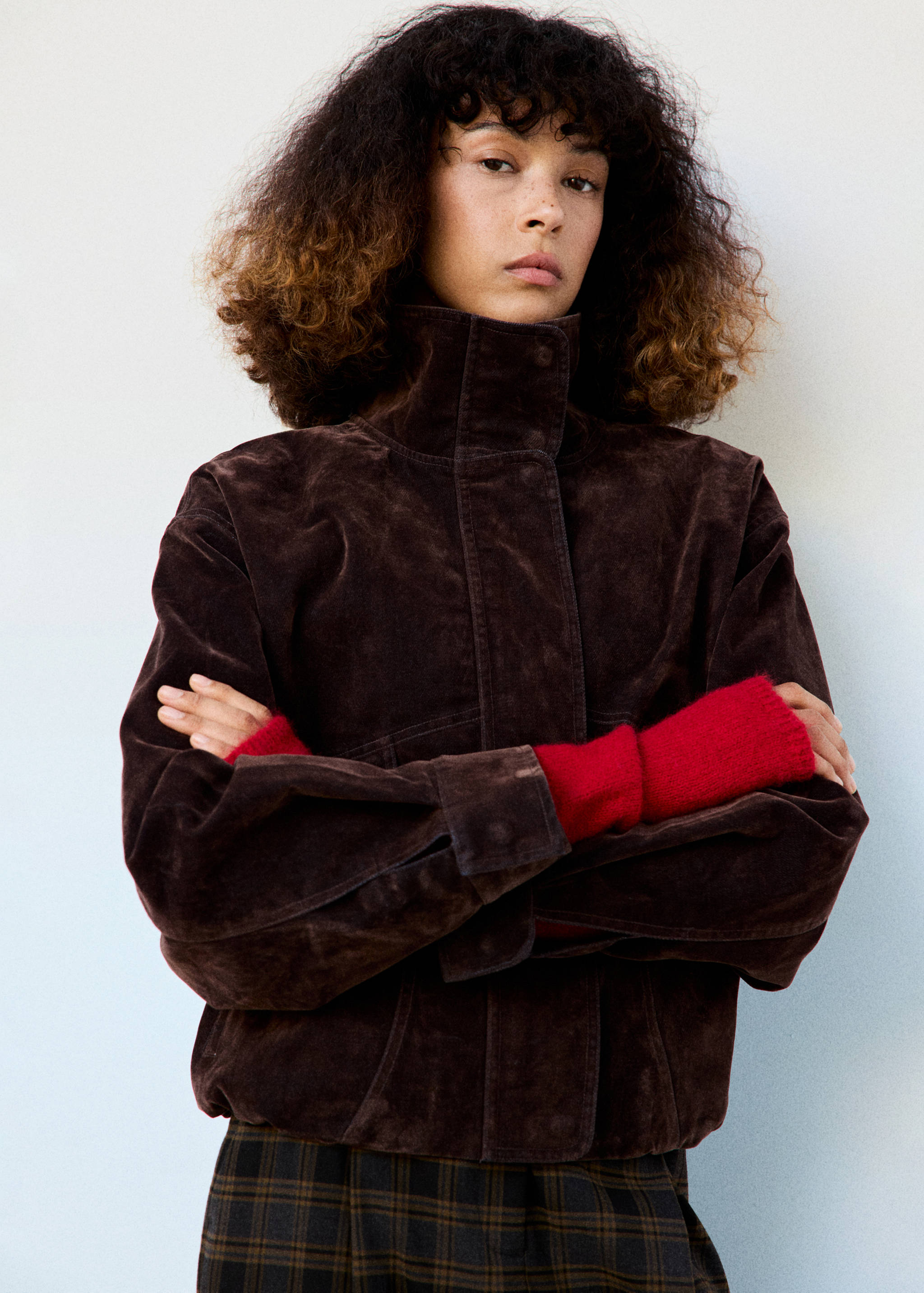 Long knitted mittens - Details of the article 9