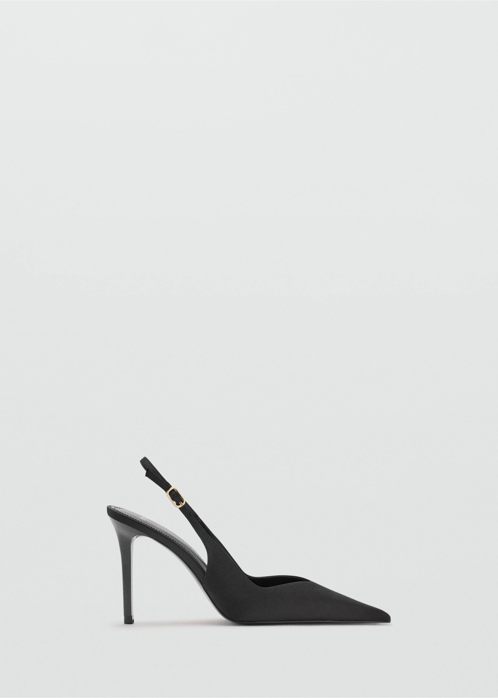 Chaussures à talon aiguille avec bride - Article sans modèle, Noir. Ref: 37037777-00.