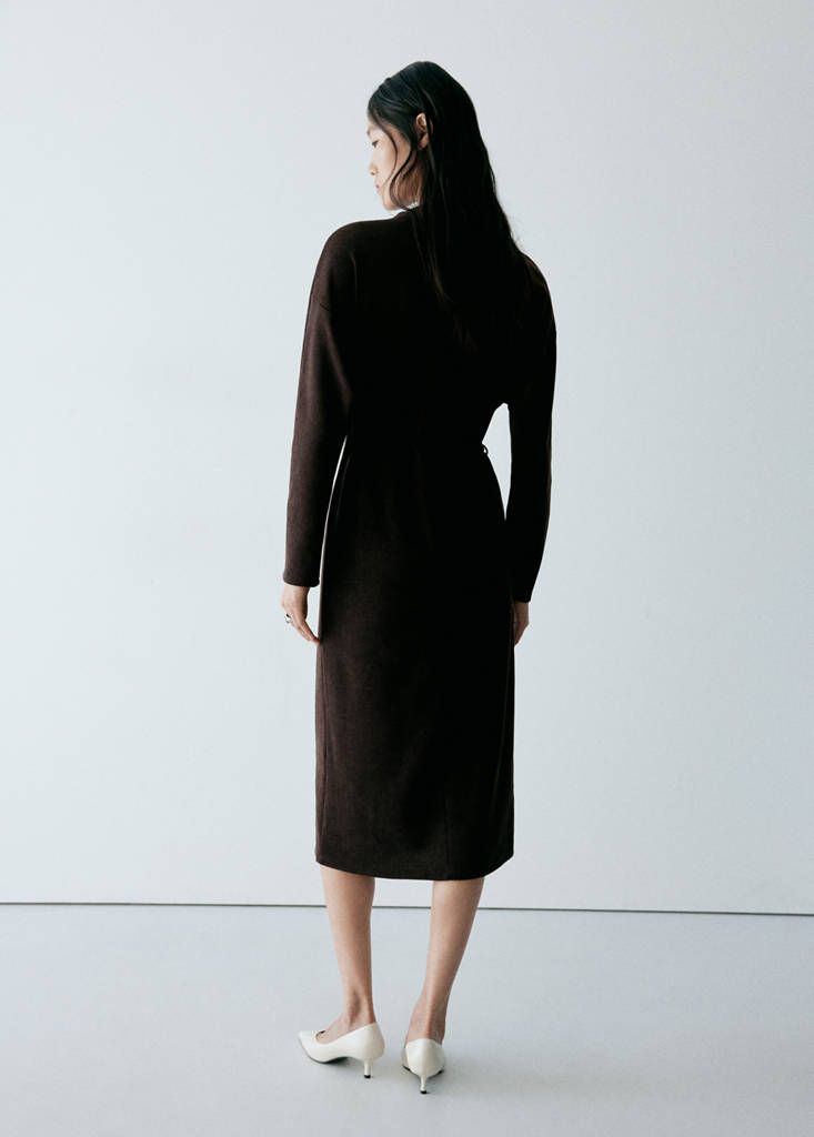 Belt knit dress thumbnail 3