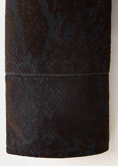 Velvet jacket with fur collar — Chocolate 8