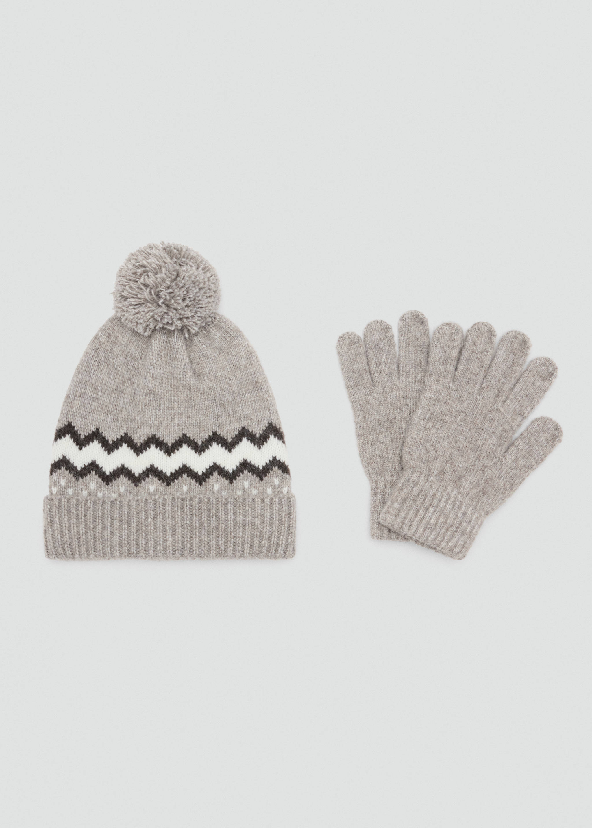 Gants en maille côtelée - Détail de l'article 0