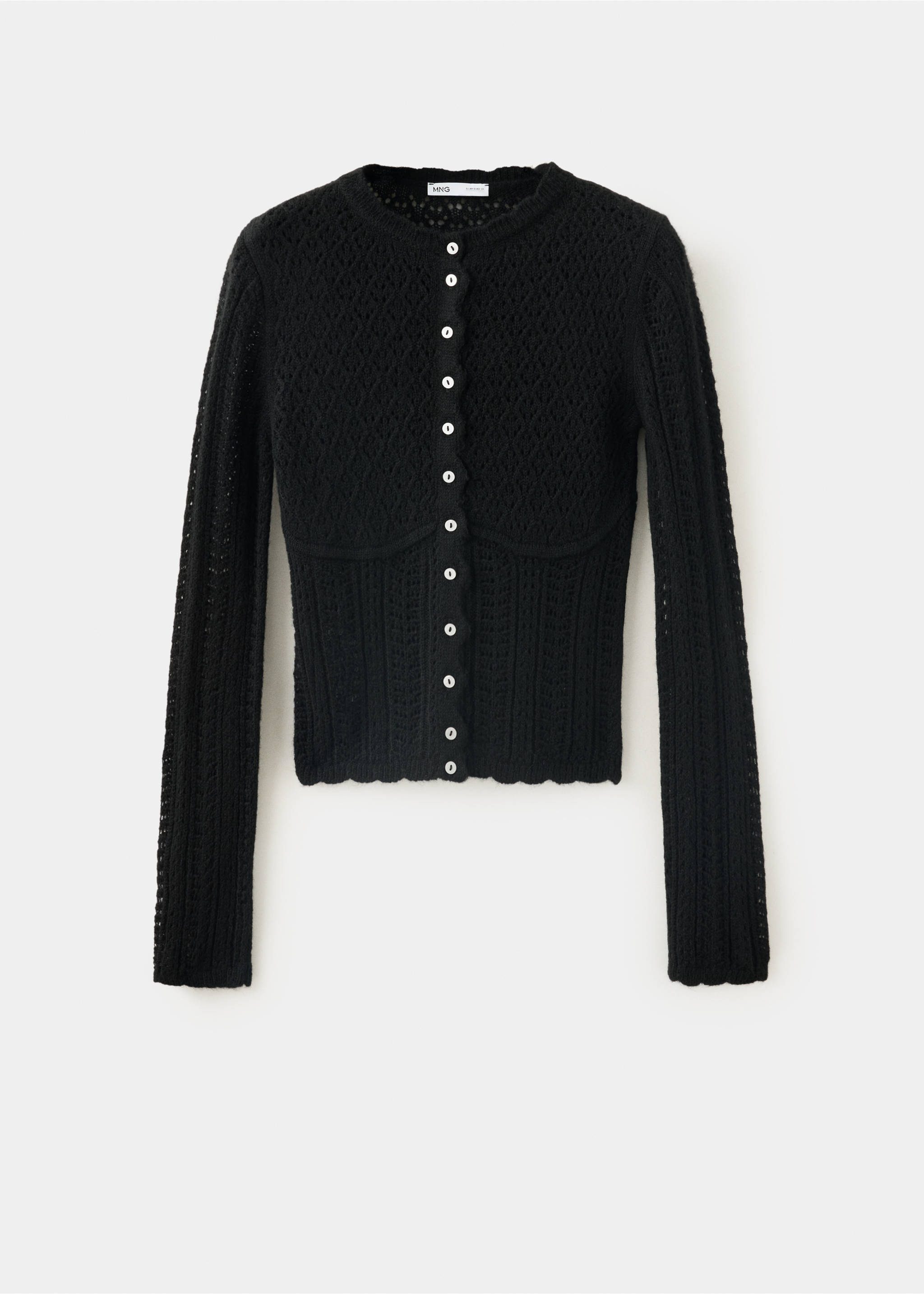 CARDIGAN VOULEZ - Article sans modèle, Noir. Ref: 37037811-00.