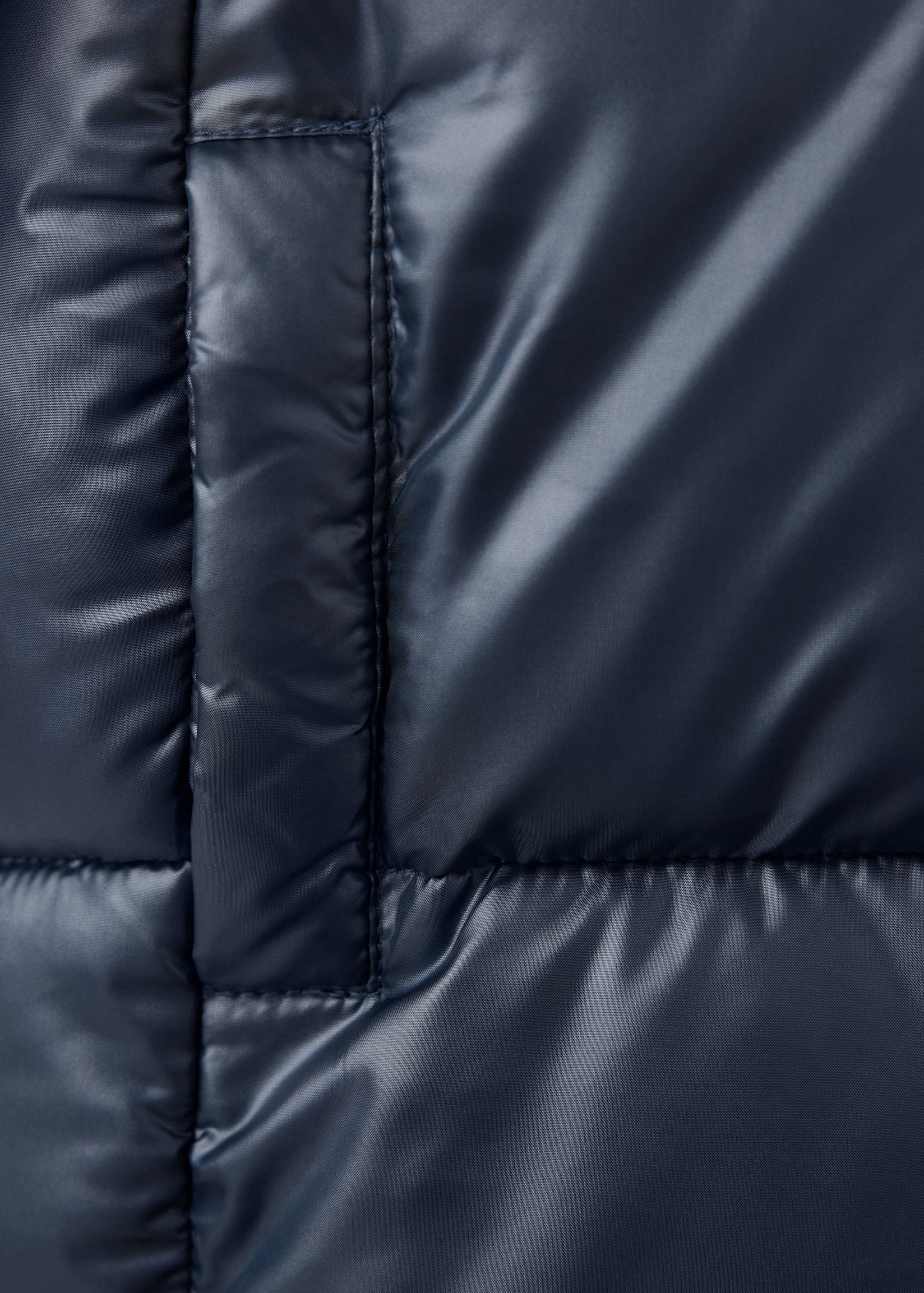 Puffer coat with fur-effect hood - Details of the article 8