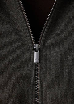 Zipped hoodie — Brown 8