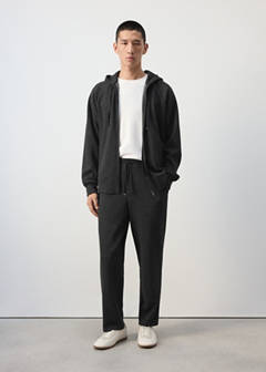 Zipped hoodie — Dark Grey 2