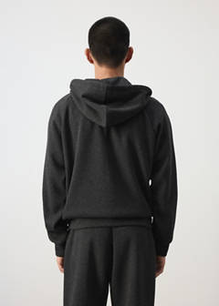 Zipped hoodie — Dark Grey 3
