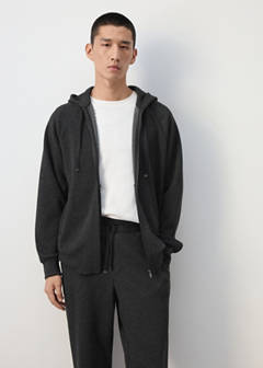 Zipped hoodie — Dark Grey 6