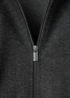 Zipped hoodie — Dark Grey 8