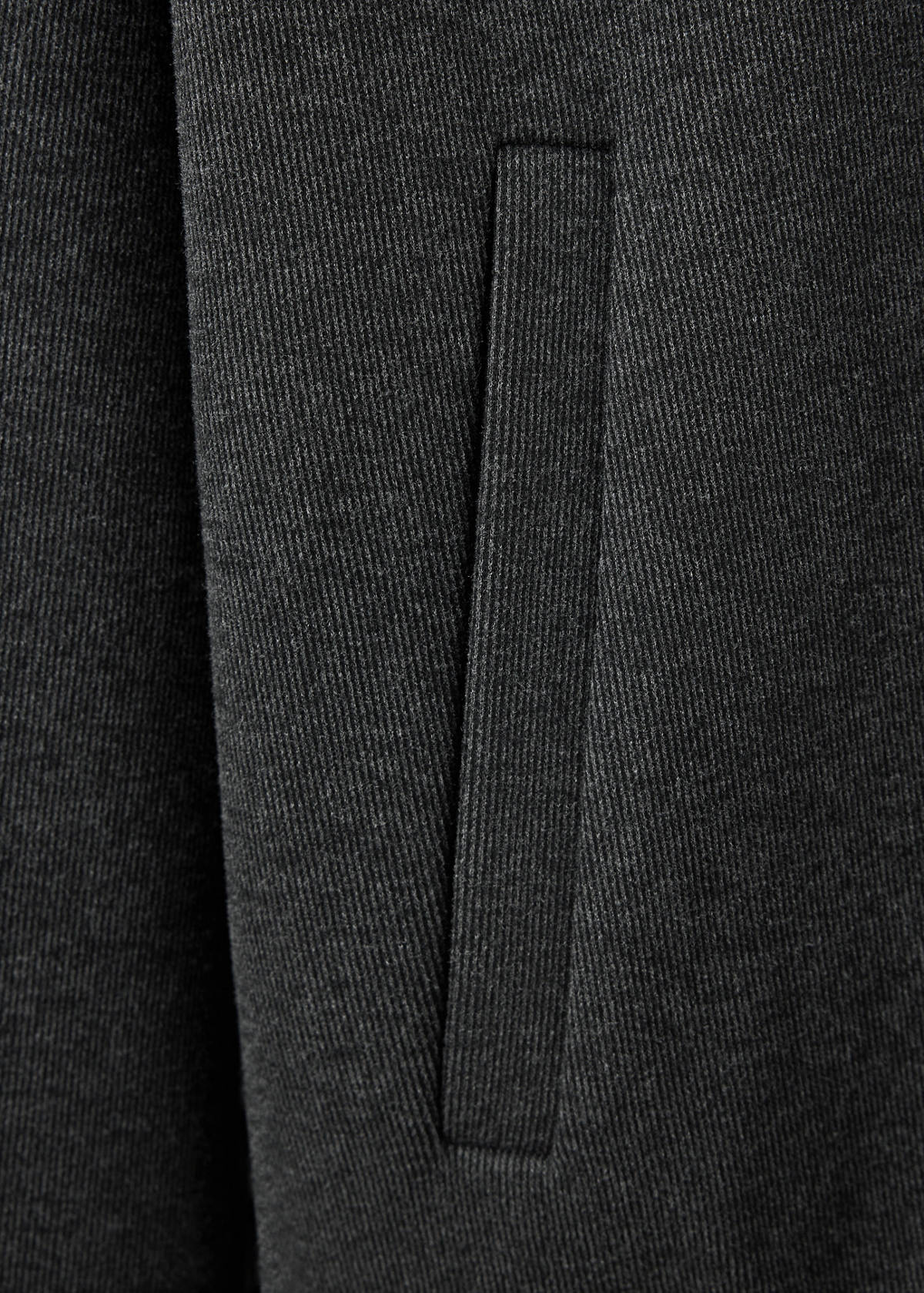 Zipped hoodie — Dark Grey