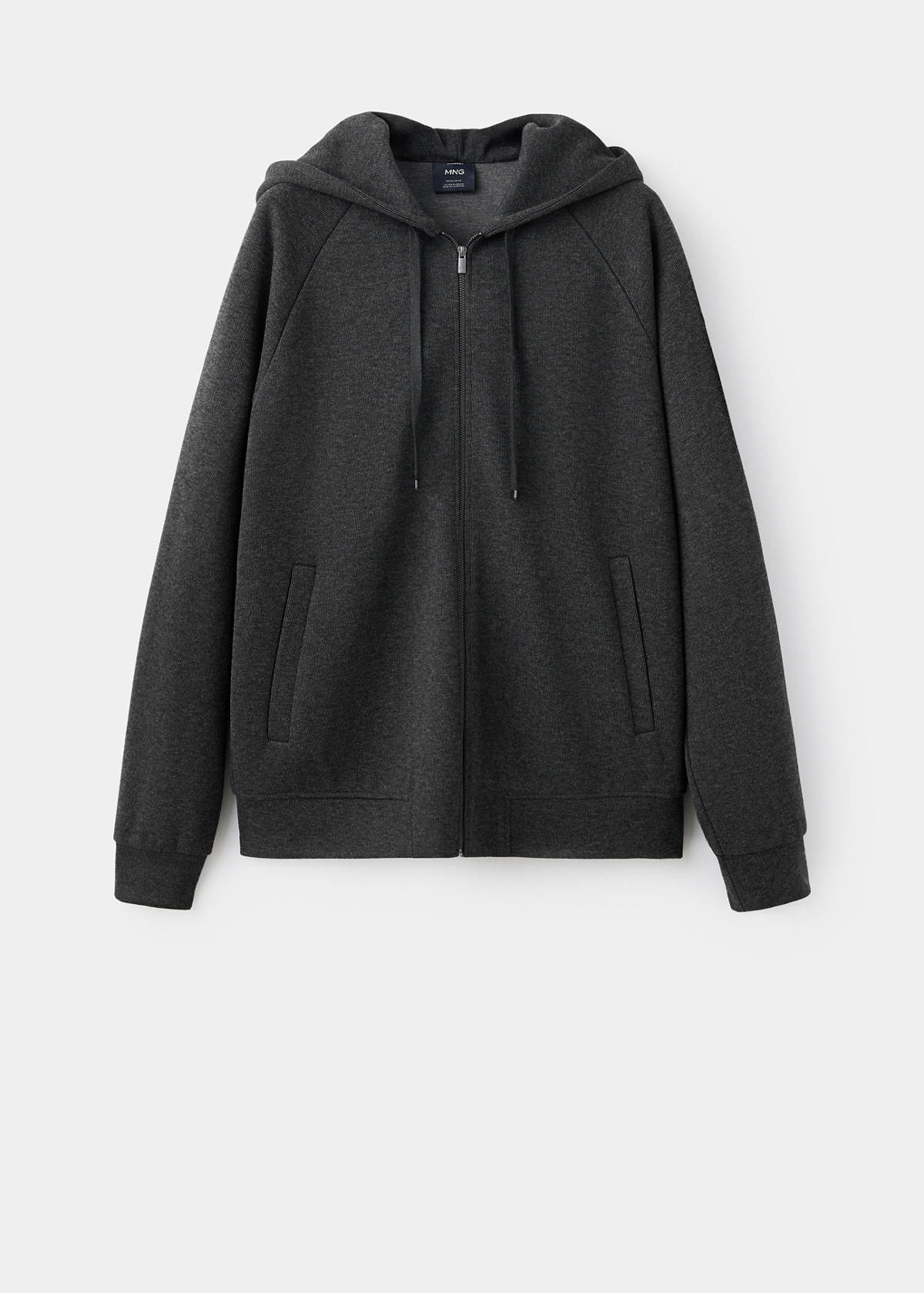 Zipped hoodie — Dark Grey