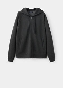 Zipped hoodie — Dark Grey 7