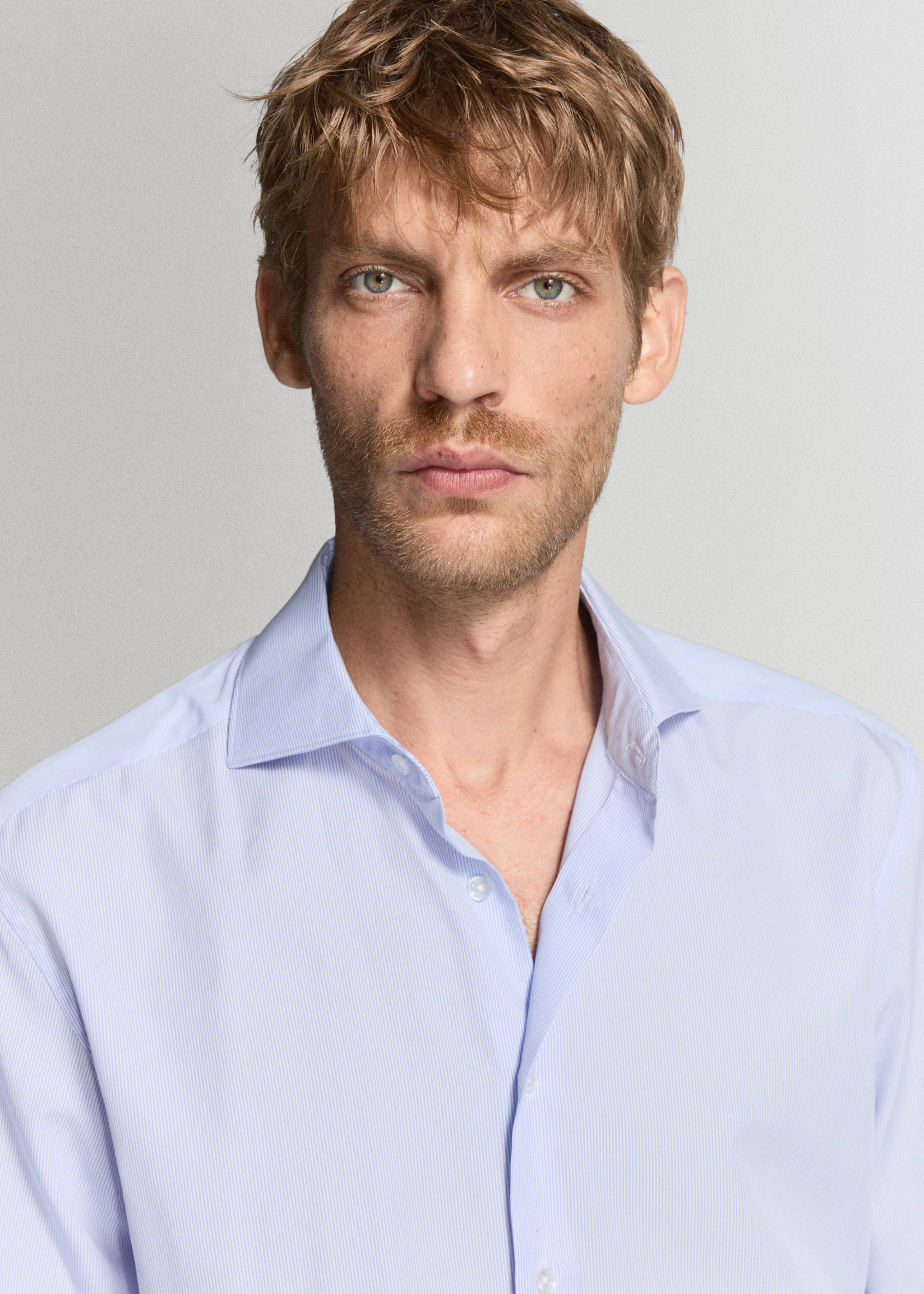100% cotton striped shirt - Details of the article 1