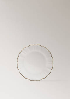 Wavy-edged glass plate — Gold 5