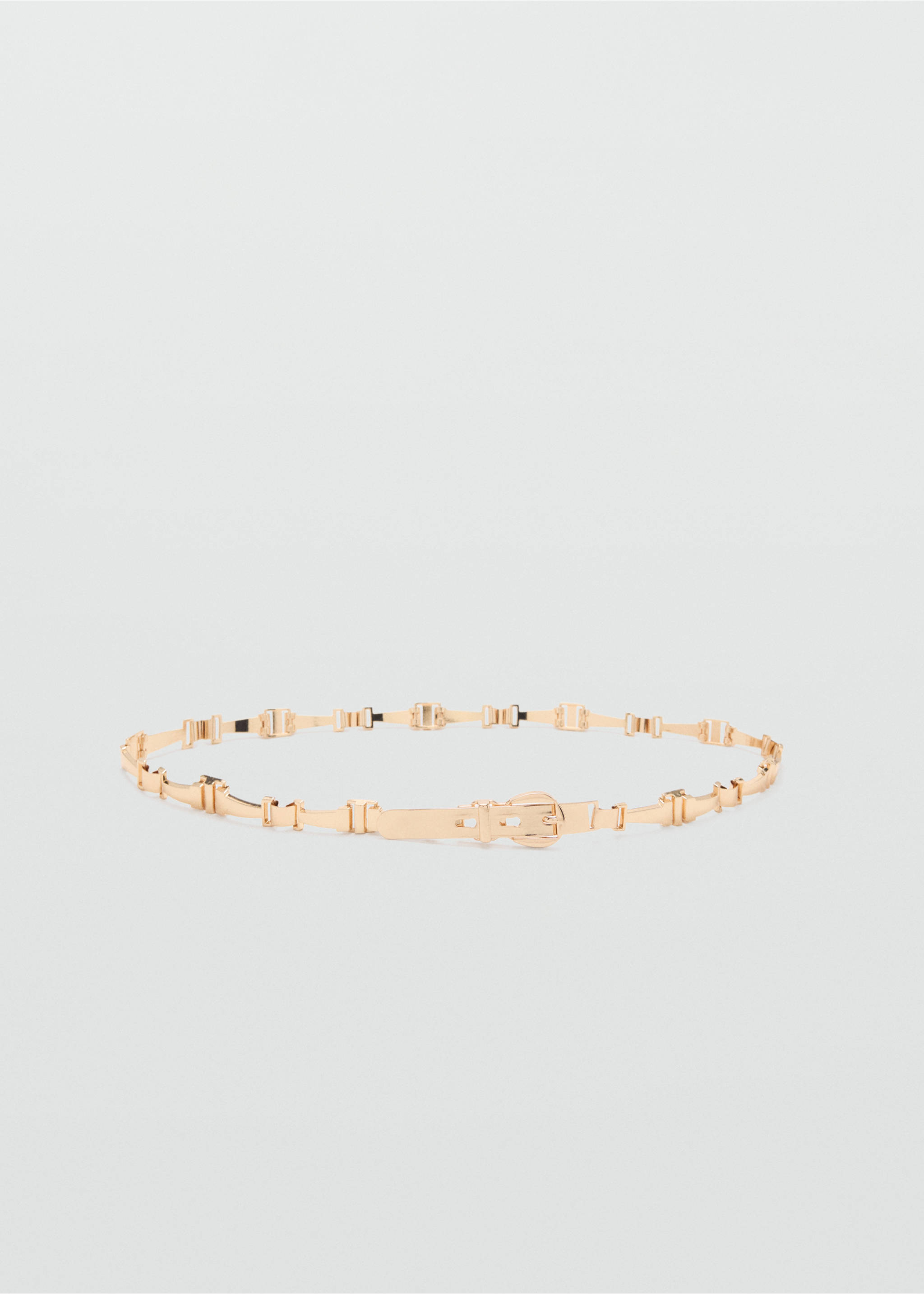 Metal link belt - Article without model, Gold. Ref: 37037906-00.