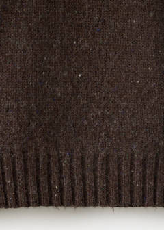 Wool-blend knitted jumper — Chocolate 9